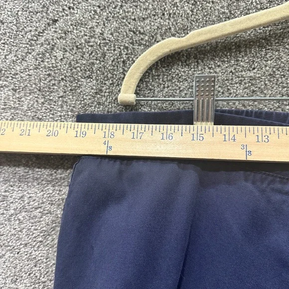 Talbots Cropped Comfort Pants Women 18WP‎ Blue Pull On Drawstring - Picture 7 of 12